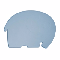 Sebra Silikone dækkeserviet , elefanten Fanto Powder blue